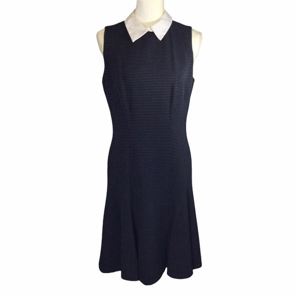 Lauren Ralph Lauren Black & White Polka Dot Dress - Picture 1 of 9